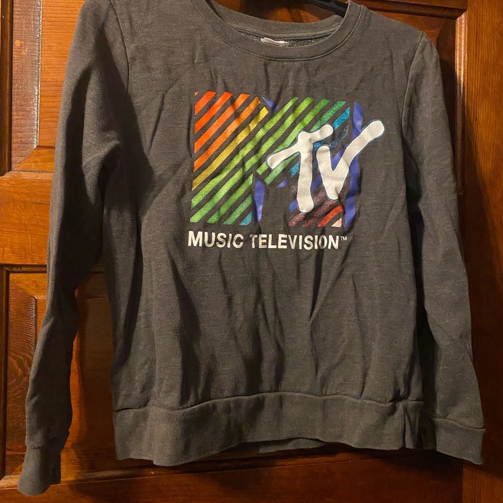 MTV Charcoal Gray Crewneck